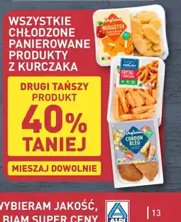 ALDI Chłodzone panierowane produkty z kurczaka oferta