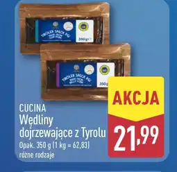 ALDI Cucina Wędliny dojrzewające z Tyrolu oferta