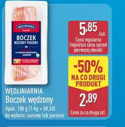ALDI Wedliniarnia Boczek wędzony oferta