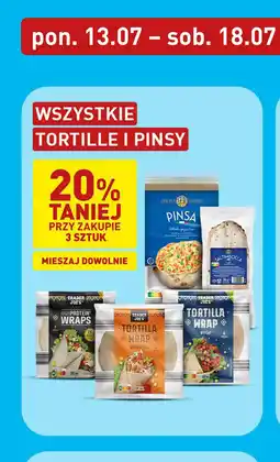 ALDI Wszystkie tortille i pinsy Cucina Nobile, Trader Joe's oferta
