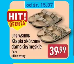 ALDI UP2FASHION Klapki skózane damskie/męskie oferta