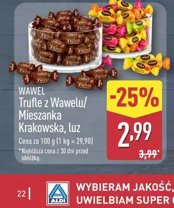 ALDI WAWEL Trufle z Wawelu/Mieszanka Krakowska, luz oferta