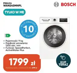 Max Elektro Pralka Bosch WAN240MHPL oferta