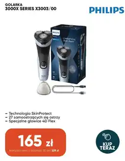 Max Elektro Golarka 3000X Series X3003/00 Philips oferta