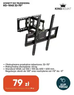 Max Elektro Uchwyt do telewizora KG-1045 32-70" KingMount oferta