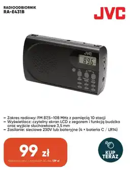 Max Elektro Radioodbiornik JVC RA-E431B oferta