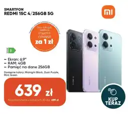 Max Elektro Smartfon Redmi 15C 4/256GB 5G oferta