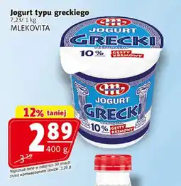 Prim Market Jogurt typu greckiego MLEKOVITA oferta