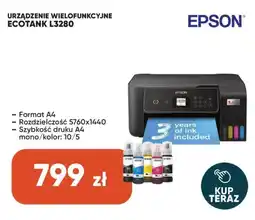 Max Elektro Urządzenie Wielofunkcyjne Ecotank L3280 oferta