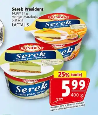 Prim Market Serek President o smaku pistacjowym oferta