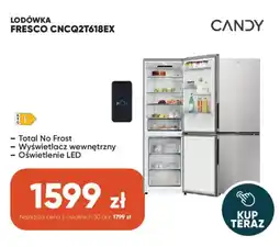 Max Elektro Lodówka Fresco CNCQ2T618EX Candy oferta