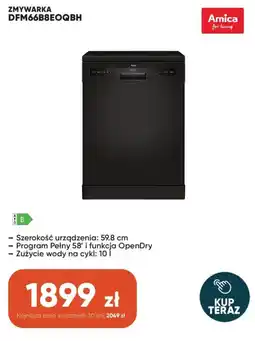 Max Elektro Zmywarka Amica DFM66B8EOQBH oferta