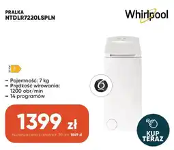 Max Elektro Pralka Whirlpool NTDLR7220LSPLN oferta