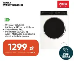 Max Elektro Pralka Amica WA3S712BLISHB oferta