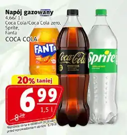 Prim Market Napój gazowany Coca Cola/Coca Cola zero, Sprite, Fanta oferta