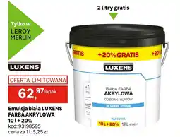 Leroy Merlin Farba akrylowa Luxens oferta