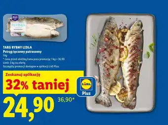 Lidl Pstrąg tęczowy Targ rybny Lidla oferta