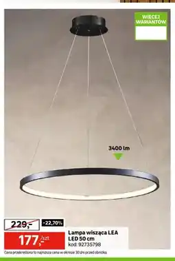 Leroy Merlin Lampa wisząca Lea LED 50 cm oferta