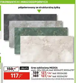 Leroy Merlin Gres szkliwny Medea oferta