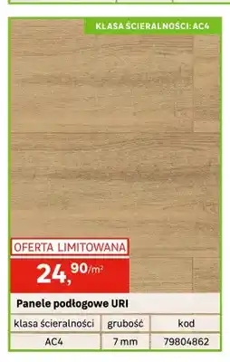 Leroy Merlin Panele podłogowe Weninger Uri 7 mm AC4 oferta