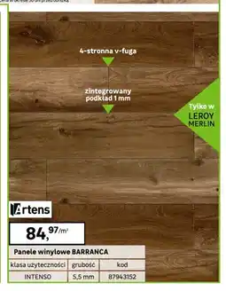Leroy Merlin Panele winylowe Artens BARRANCA oferta