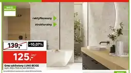 Leroy Merlin Gres szkliwiony Luno Beige oferta
