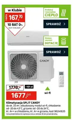 Leroy Merlin Klimatyzacja SPLIT CANDY oferta