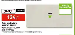 Leroy Merlin Gres szkliwiony Sandio Beige oferta