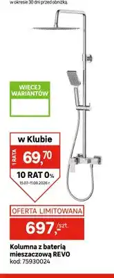 Leroy Merlin Kolumna z baterią mieszaczową REVO oferta