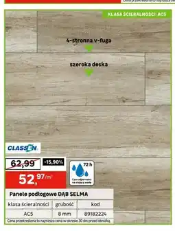 Leroy Merlin Panele podłogowe Classen Dąb Selma oferta
