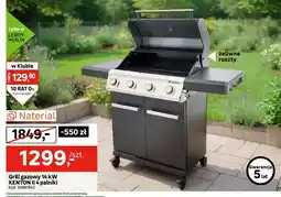 Leroy Merlin Grill gazowy Naterial Kenton II 4 palniki oferta