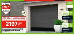 Leroy Merlin Brama segmentowa ISOMATIC z napędem oferta