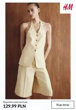 H&M Eleganckie szorty bermudy H&M oferta
