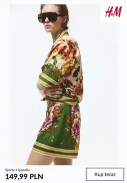 H&M Szorty z lyocellu H&M oferta