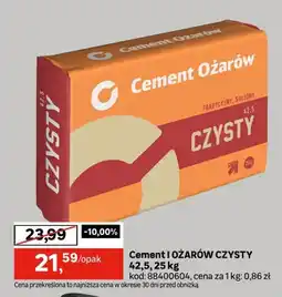 Leroy Merlin Cement I Ożarów Czysty 42,5 oferta