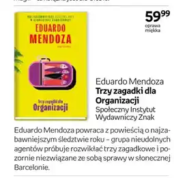 Empik Książka Trzy zagadki dla Organizacji Eduardo Mendoza oferta