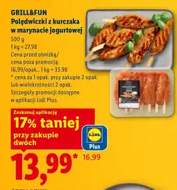 Lidl Polędwiczki z kurczaka Grill&Fun oferta