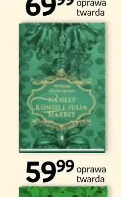 Empik Książka Hamlet Romeo i Julia Makbet William Shakespeare oferta