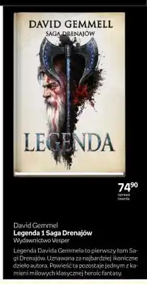 Empik Książka Legenda 1 Saga Drenajów David Gemmell oferta