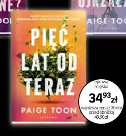 Empik Książka Pięć lat od teraz Paige Toon oferta