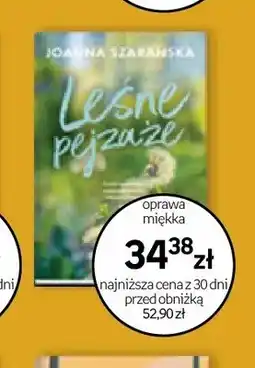 Empik Książka Leśne pejzaże Joanna Szarańska oferta