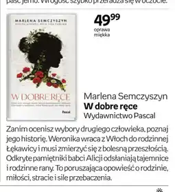Empik Książka W dobre ręce Marlena Semczyszyn oferta