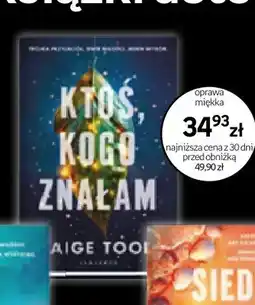 Empik Książka Ktoś, kogo znałam Paige Toon oferta