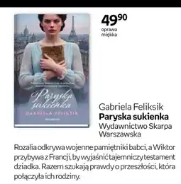 Empik Książka Paryska sukienka Gabriela Feliksik oferta