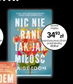 Empik Książka Nic nie rani tak jak miłość Paige Toon oferta