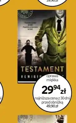 Empik Książka Testament Joanna Chyłka Remigiusz Mróz oprawa miękka oferta