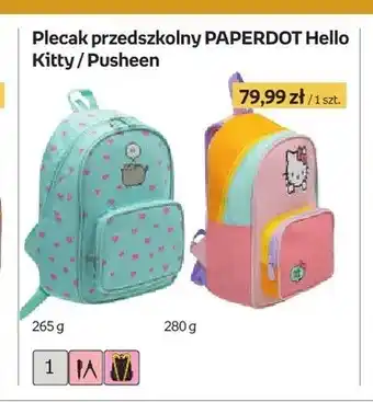 Plecak przedszkolny PAPERDOT Hello Kitty