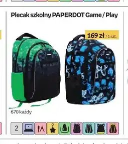 Empik Plecak szkolny PAPERDOT Game oferta
