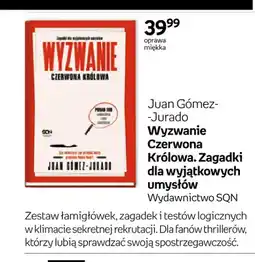 Empik Książka Wyzwanie Czerwona Królowa. Zagadki dla wyjątkowych umysłów oferta