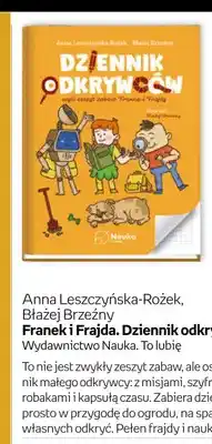 Empik Książka Franek i Frajda. Dziennik odkrywców Wydawnictwo Nauka oferta